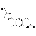 6-(2-amino-1,3-thiazol-4-yl)-7-fluoro-1,2,3,4-tetrahydroquinolin-2-one