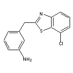 3-[(7-chloro-1,3-benzothiazol-2-yl)methyl]aniline