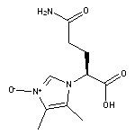 1-[(1S)-3-carbamoyl-1-carboxypropyl]-4,5-dimethyl-1H-imidazol-3-ium-3-olate