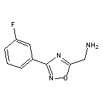 [3-(3-fluorophenyl)-1,2,4-oxadiazol-5-yl]methanamine