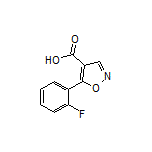 5-(2-Fluorophenyl)isoxazole-4-carboxylic Acid