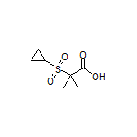 2-(Cyclopropylsulfonyl)-2-methylpropanoic Acid