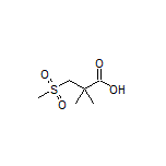 2,2-Dimethyl-3-(methylsulfonyl)propanoic Acid