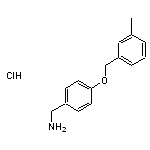 {4-[(3-methylphenyl)methoxy]phenyl}methanamine hydrochloride