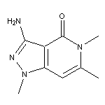 3-amino-1,5,6-trimethyl-1H,4H,5H-pyrazolo[4,3-c]pyridin-4-one