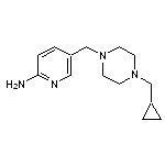 5-{[4-(cyclopropylmethyl)piperazin-1-yl]methyl}pyridin-2-amine