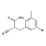 3-(3-bromo-5-methylphenyl)-2-cyanopropanamide