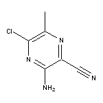 3-amino-5-chloro-6-methylpyrazine-2-carbonitrile