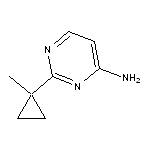 2-(1-methylcyclopropyl)pyrimidin-4-amine