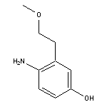 4-amino-3-(2-methoxyethyl)phenol