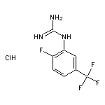 1-[2-fluoro-5-(trifluoromethyl)phenyl]guanidine hydrochloride