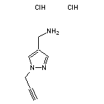 [1-(prop-2-yn-1-yl)-1H-pyrazol-4-yl]methanamine dihydrochloride