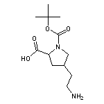 4-(2-aminoethyl)-1-[(tert-butoxy)carbonyl]pyrrolidine-2-carboxylic acid