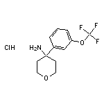 4-[3-(trifluoromethoxy)phenyl]oxan-4-amine hydrochloride