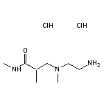 3-[(2-aminoethyl)(methyl)amino]-N,2-dimethylpropanamide dihydrochloride