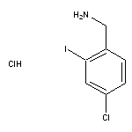 (4-chloro-2-iodophenyl)methanamine hydrochloride