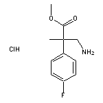 methyl 3-amino-2-(4-fluorophenyl)-2-methylpropanoate hydrochloride