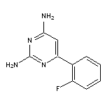 6-(2-fluorophenyl)pyrimidine-2,4-diamine