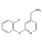 [2-(2-fluorophenoxy)pyridin-4-yl]methanamine