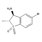 (2R,3S)-3-amino-5-bromo-2-methyl-2,3-dihydro-1$l^{6}-benzothiophene-1,1-dione