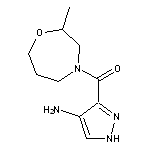 3-(2-methyl-1,4-oxazepane-4-carbonyl)-1H-pyrazol-4-amine