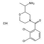 1-[4-(2,3-dichlorobenzoyl)morpholin-2-yl]ethan-1-amine hydrochloride