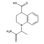 1-(1-carbamoylethyl)-1,2,3,4-tetrahydroquinoline-4-carboxylic acid