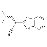 2-(1H-1,3-benzodiazol-2-yl)-3-(dimethylamino)prop-2-enenitrile