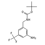 tert-butyl N-{[3-amino-5-(trifluoromethyl)phenyl]methyl}carbamate