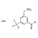 [3-nitro-5-(trifluoromethyl)phenyl]methanamine hydrochloride