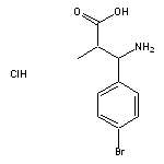 3-amino-3-(4-bromophenyl)-2-methylpropanoic acid hydrochloride