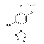 4-(difluoromethoxy)-5-fluoro-2-(1H-1,2,4-triazol-1-yl)aniline