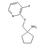 1-{[(3-fluoropyridin-2-yl)oxy]methyl}cyclopentan-1-amine