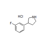 3-(3-Fluorophenyl)pyrrolidine Hydrochloride