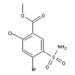 methyl 4-bromo-2-chloro-5-sulfamoylbenzoate