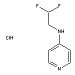 N-(2,2-difluoroethyl)pyridin-4-amine hydrochloride