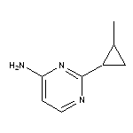 2-(2-methylcyclopropyl)pyrimidin-4-amine