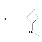 N,3,3-trimethylcyclobutan-1-amine hydrochloride