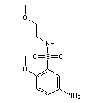 5-amino-2-methoxy-N-(2-methoxyethyl)benzene-1-sulfonamide