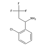 1-(2-chlorophenyl)-3,3,3-trifluoropropan-1-amine