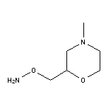 O-[(4-methylmorpholin-2-yl)methyl]hydroxylamine