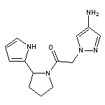 2-(4-amino-1H-pyrazol-1-yl)-1-[2-(1H-pyrrol-2-yl)pyrrolidin-1-yl]ethan-1-one