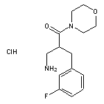 3-amino-2-[(3-fluorophenyl)methyl]-1-(morpholin-4-yl)propan-1-one hydrochloride