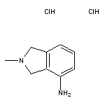 2-methyl-2,3-dihydro-1H-isoindol-4-amine dihydrochloride