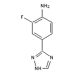 2-fluoro-4-(1H-1,2,4-triazol-3-yl)aniline