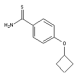 4-cyclobutoxybenzene-1-carbothioamide