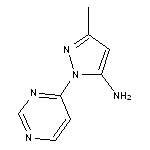 3-methyl-1-(pyrimidin-4-yl)-1H-pyrazol-5-amine