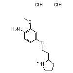 2-methoxy-4-[2-(1-methylpyrrolidin-2-yl)ethoxy]aniline dihydrochloride