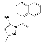 3-methyl-1-(naphthalene-1-carbonyl)-1H-1,2,4-triazol-5-amine