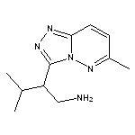 3-methyl-2-{6-methyl-[1,2,4]triazolo[4,3-b]pyridazin-3-yl}butan-1-amine